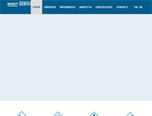 Tablet Screenshot of montservis.com